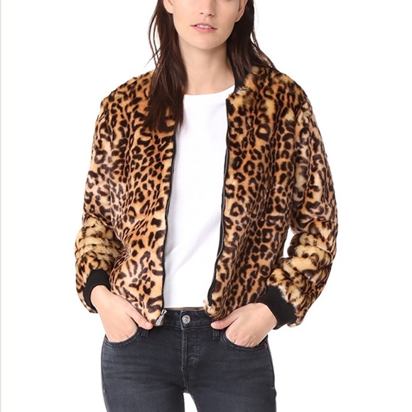 Anthropologie Jackets & Blazers - Leopard Bomber Jacket